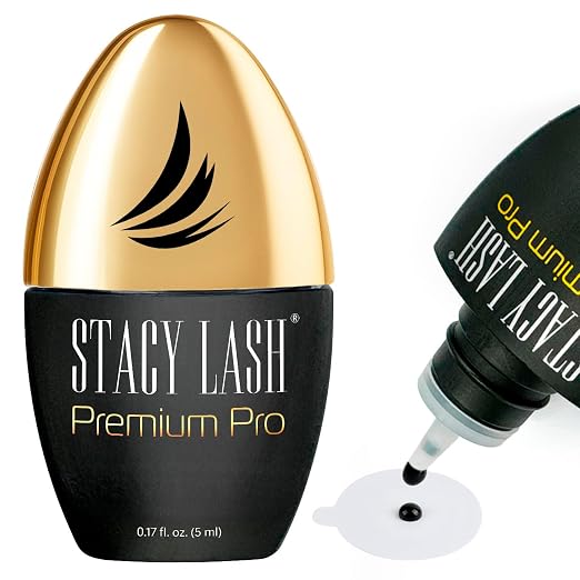 STACY LASH Premium Pro Eyelash Extension Glue 5ml 0.17 fl. oz./ Upgraded Low