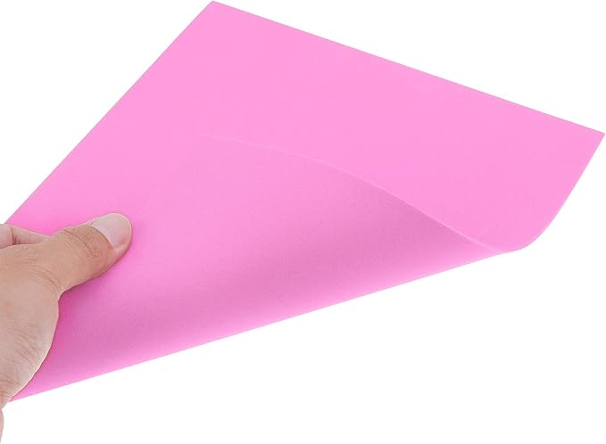 uxcell Dark Pink EVA Foam Sheets 11 x 8 inch 1.7mm Thickness