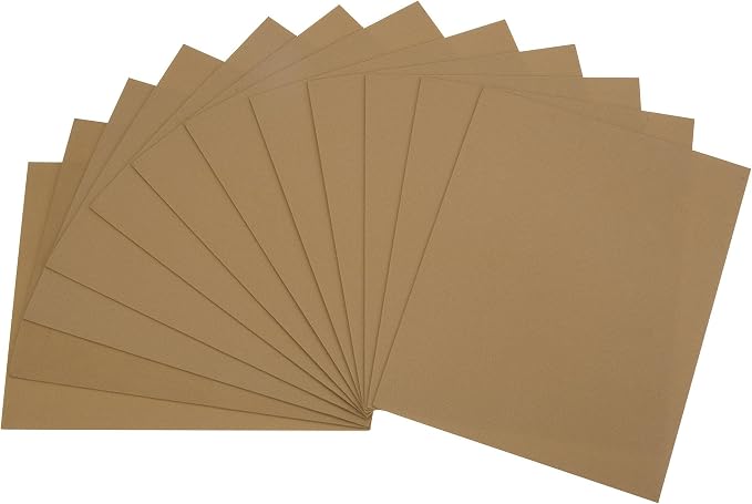 uxcell Light Brown EVA Foam Sheets 11 x 8 inch 1.7mm Thickness
