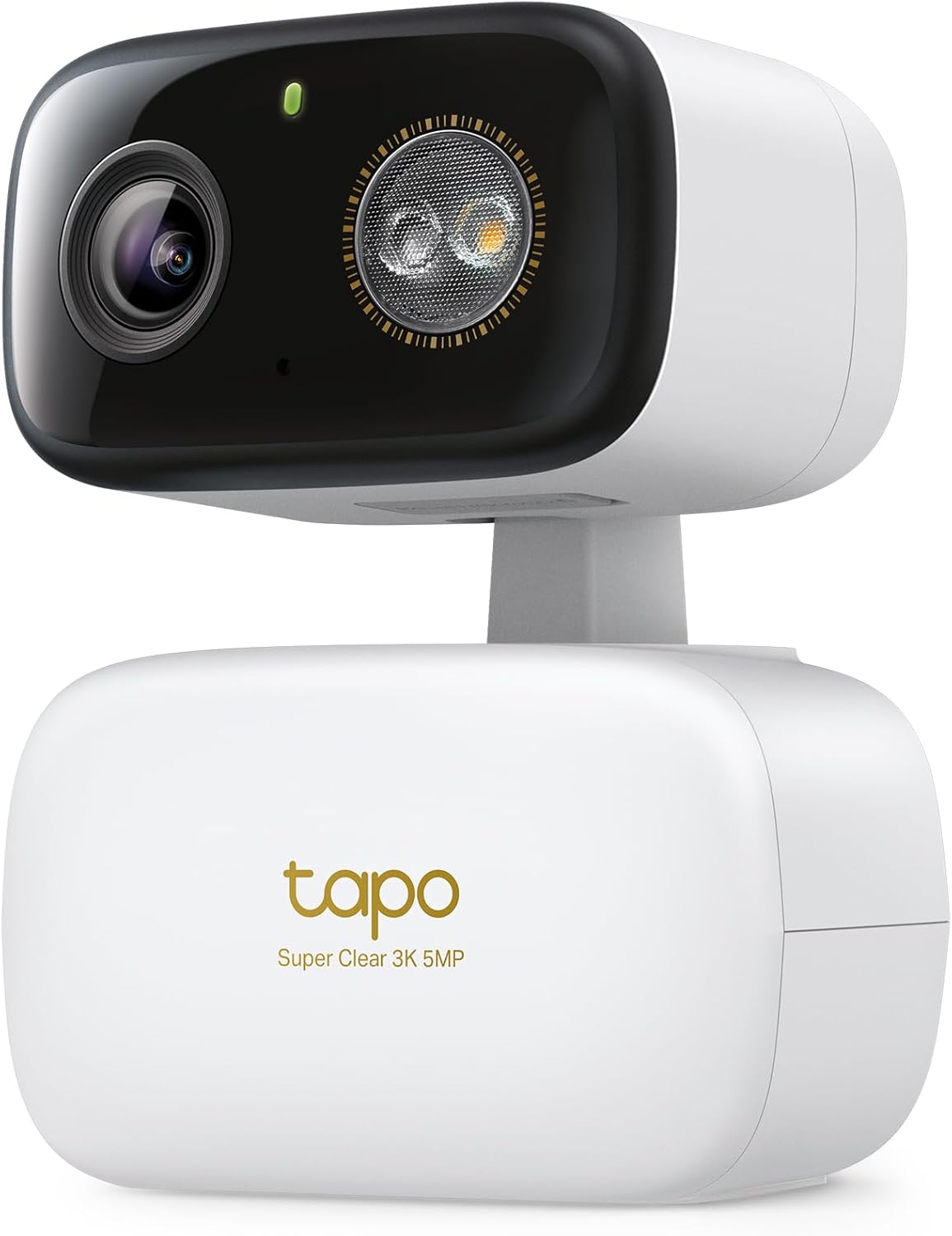 Tapo 3K 5MP Pan/Tilt Indoor/Outdoor Security Camera, Free Person/Vehicle/Baby Cry Detect & 360° Motion Track, Color Night, SD/Cloud, Wrks w/Alexa & Google Home, 2.4 GHz WiFi, HybridCam 360