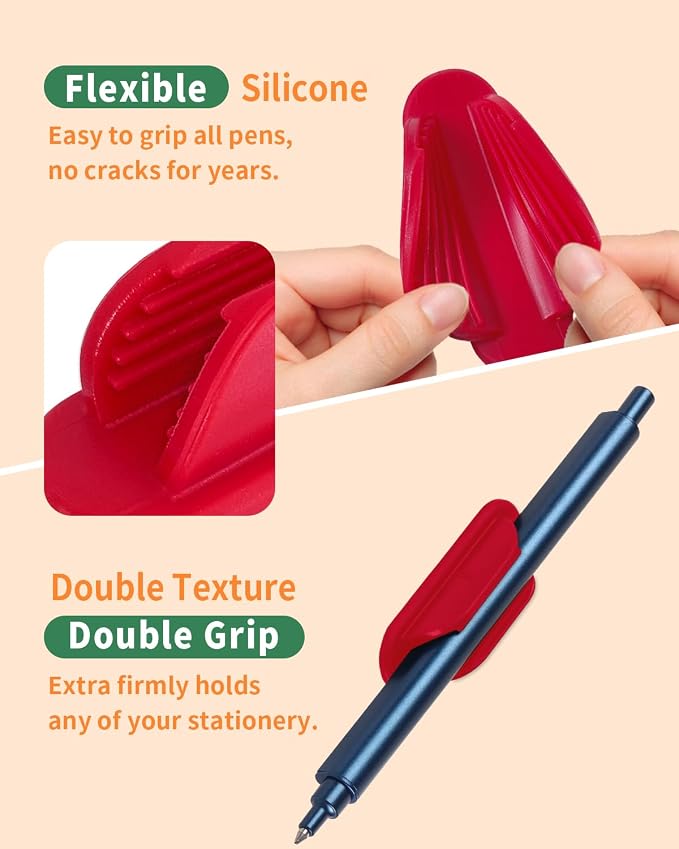 Tiizze Adhesive Pencil Holders for Desk Set of 10