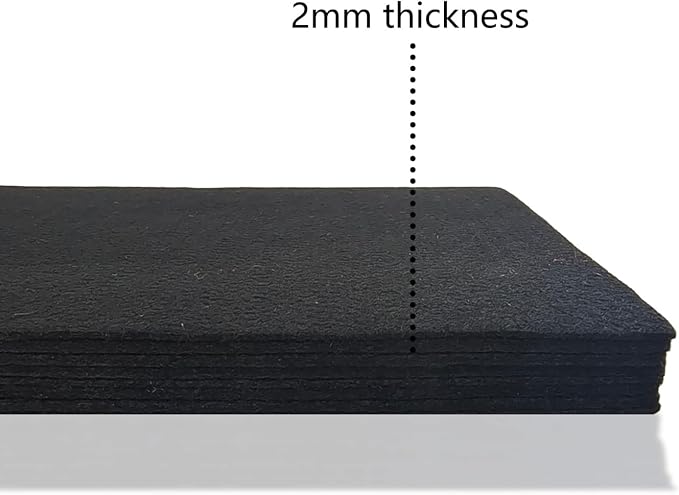 Jtnohx Stiff Felt, 2mm Thick Felt Sheets