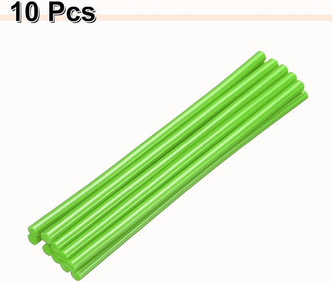 HARFINGTON 10pcs Hot Glue Sticks 0.28" Dia x 7.87" Long EVA Mini Hot Melt