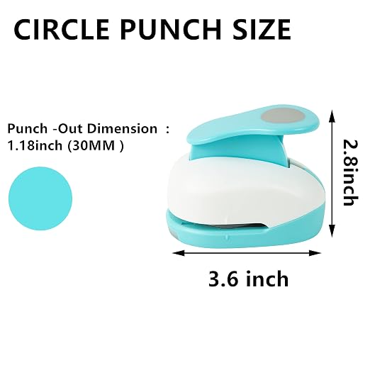 1.18 inch Circle Punches 30mm Hole Punch Circle Cutter