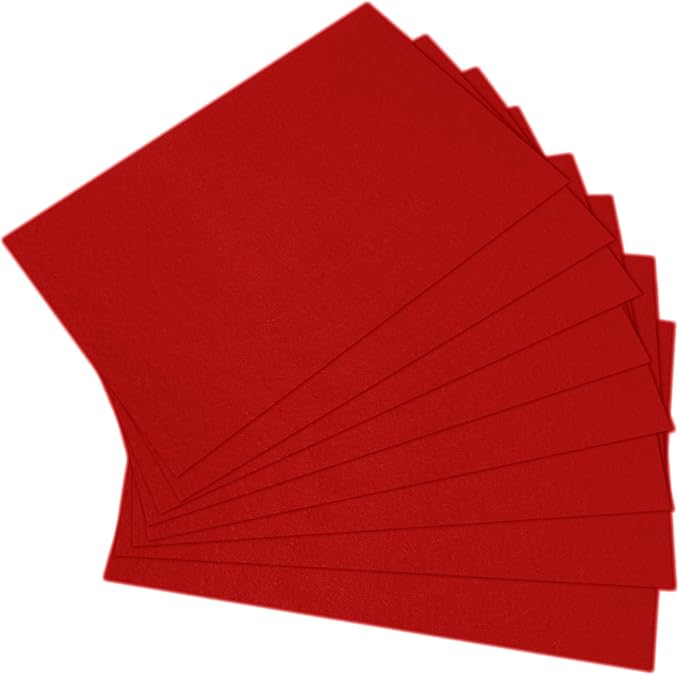 Luomorgo 8 Pcs 8 x 12 Inch Stiff Felt, 2mm Thick,