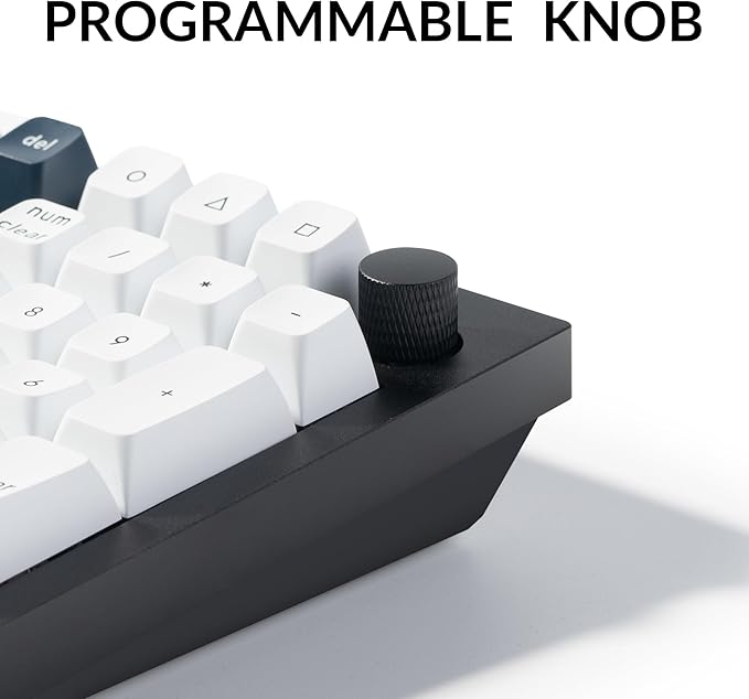 Keychron Q5 Max Wireless Custom Mechanical Keyboard, 2.4 GHz Bluetooth QMK Full Aluminum 96% Layout RGB with Hot-swappable Gateron Brown Switch Compatible with Mac Windows Linux