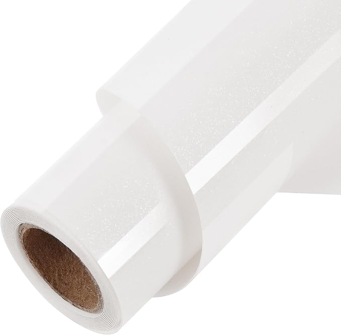 TORC White Glitter HTV White Heat Transfer Vinyl HTV Rolls