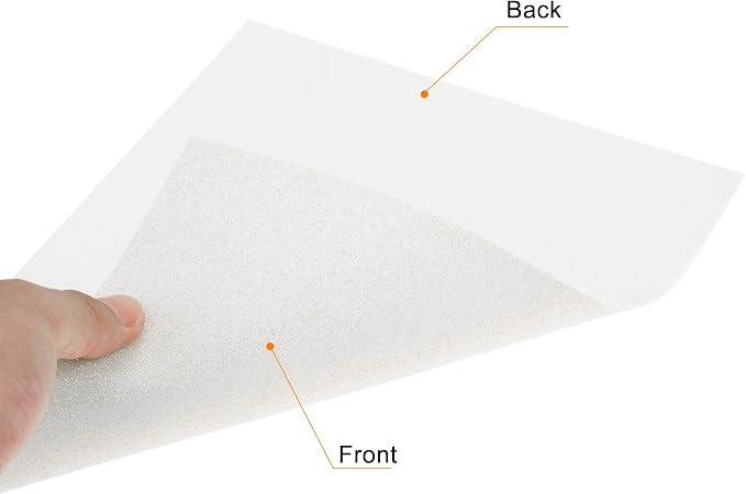 uxcell White Shiny EVA Foam Sheets 11 x 8 Inch 2mm Thick