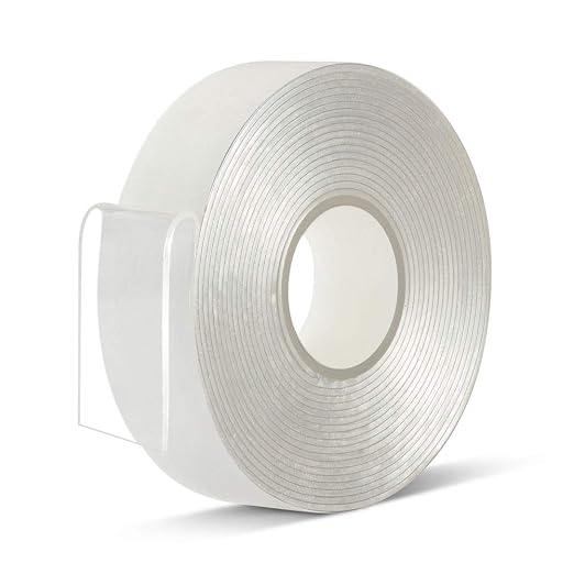 Double Sided Tape Heavy Duty 2 Sided Acrylic Adhesive Sticky Tape | 3/4" 10 Ft