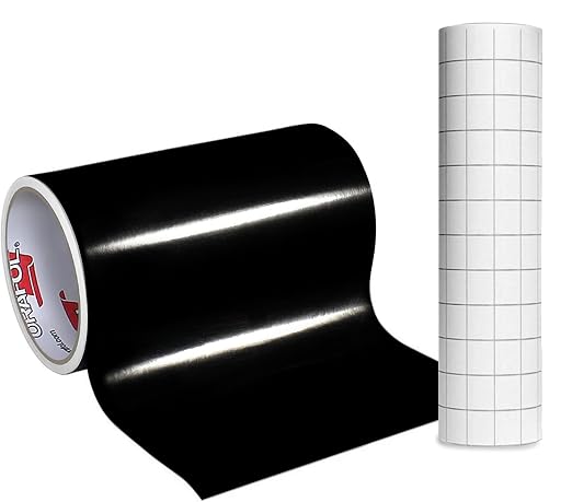 ORACAL 651 Permanent Adhesive Black Gloss Vinyl