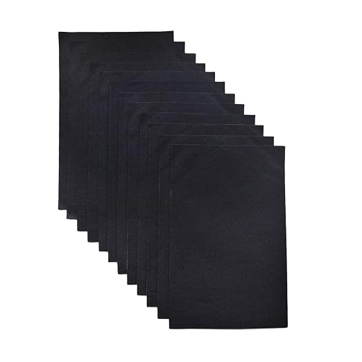 Jtnohx Self Adhesive Felt Sheets, 12 Pieces Felt Fabric