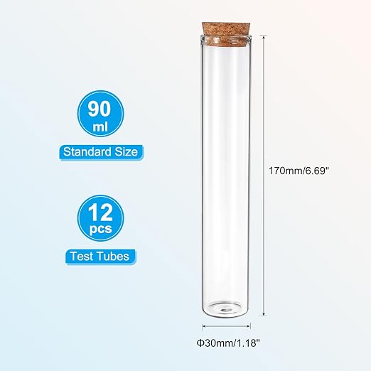 PATIKIL 90ml Test Tubes
