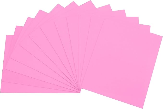 uxcell Light Pink EVA Foam Sheets 11 x 8 inch 1.7mm Thickness