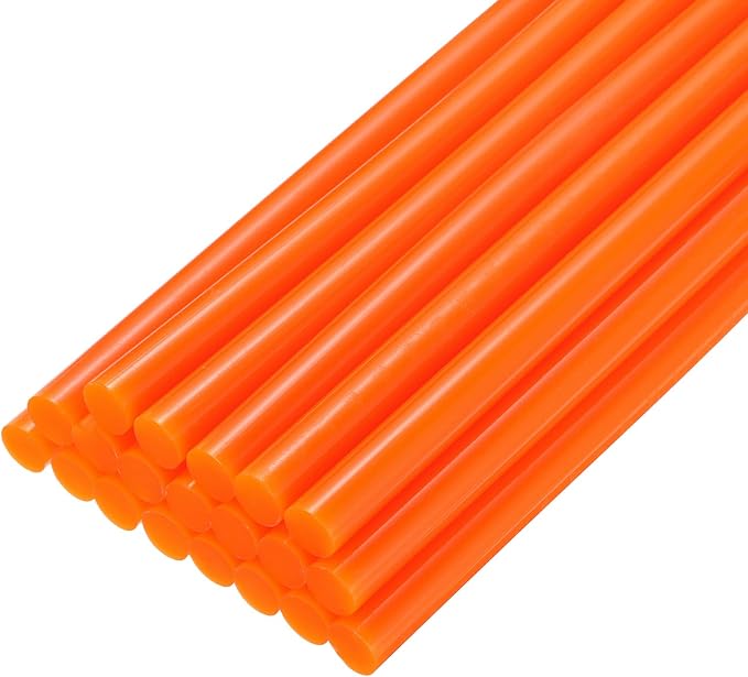 uxcell 20pcs Hot Glue Sticks for Glue Gun 11mm/0.43-inch x 8-inch Mini Hot Melt