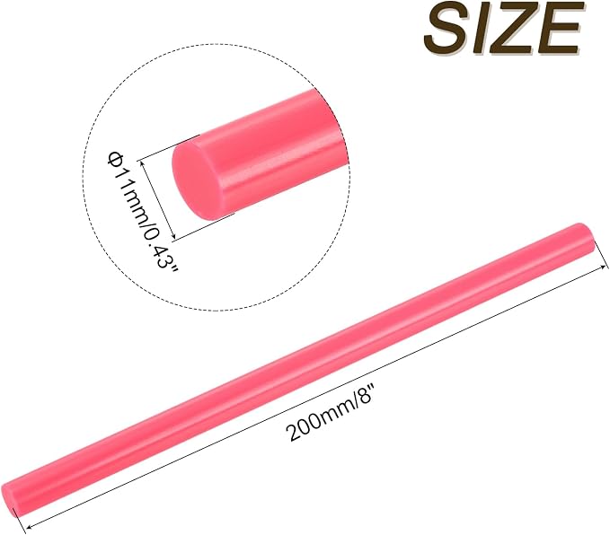 uxcell 12pcs Full Size Hot Glue Sticks