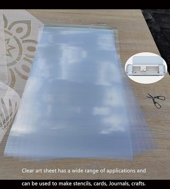 Transparent Blank Mylar Stencil Sheets