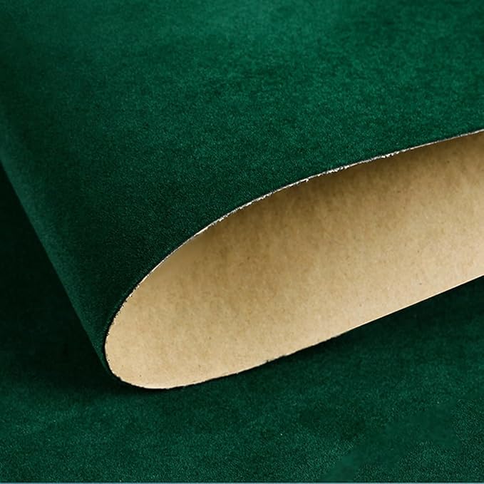 Self Adhesive Plush Velvet Fabric Sheets Velvet Flock Paper Roll Soft Flocking
