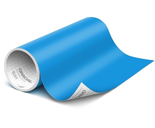 ORACAL 631 Matte Light Blue Vinyl Durable Roll Easy to Weed Permanent Adhesive