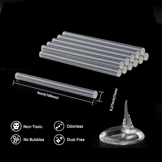 Mini Glue Gun Sticks, 550 Pack Hot Melt Glue Sticks Clear Glue Sticks, High