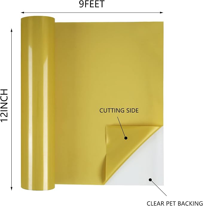 HTVVETUR HTV Vinyl Rolls Heat Transfer Vinyl