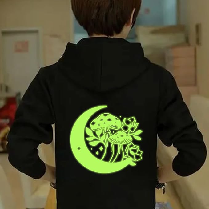 FUNKAKA Glow in The Dark Heat Transfer Vinyl Roll, Glow in The Dark HTV Vinyl