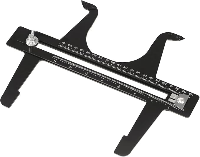 QWORK Brake Measuring Tool 6.5-14.25 Inch