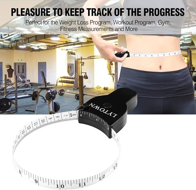 Automatic Telescopic Tape Measure, Body Measure Tape 60 inch, Self-Tightening