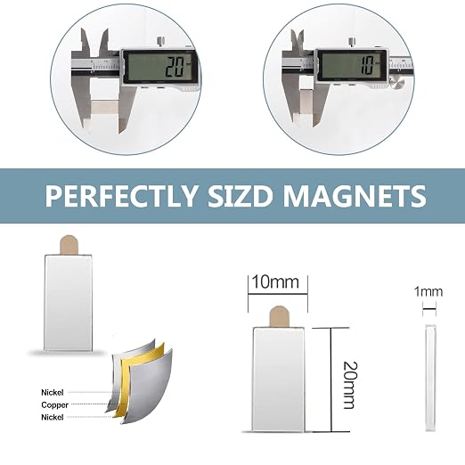 UTOMAG 30 Pcs Rectangular Neodymium Magnets