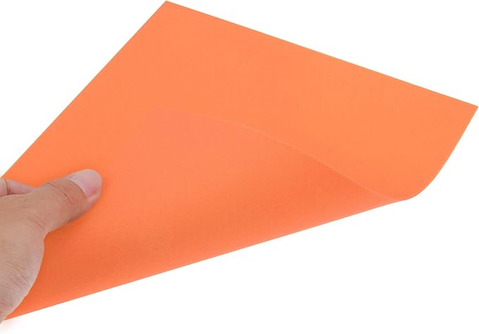 uxcell Orange EVA Foam Sheets 11 x 8 inch 1.7mm Thickness