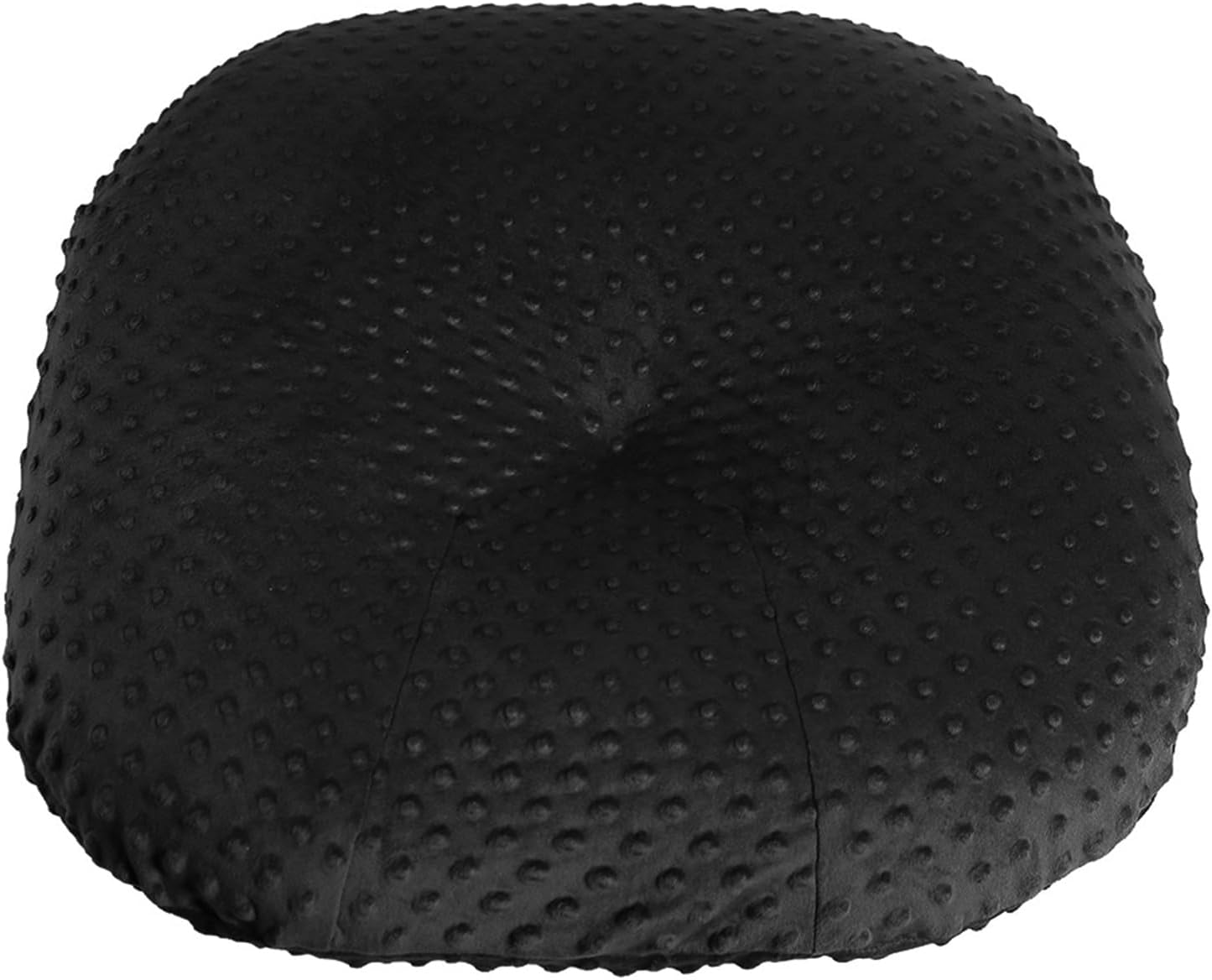 OWLOWLA Newborn Lounger Cover,Minky Removable Slipcover Fits Newborn Lounger for Baby Boy Girl(True Black)
