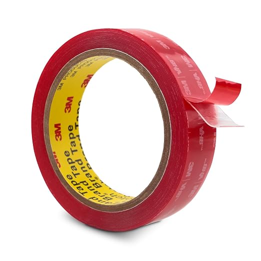 3M Double Sided Tape 1" x15.4Ft Clear 4905 | Heavy Duty Waterproof Heat