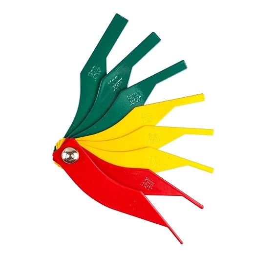 Brake Lining Thickness Gauge, Car Automotive Brake Pad Measuring Ruler Tool