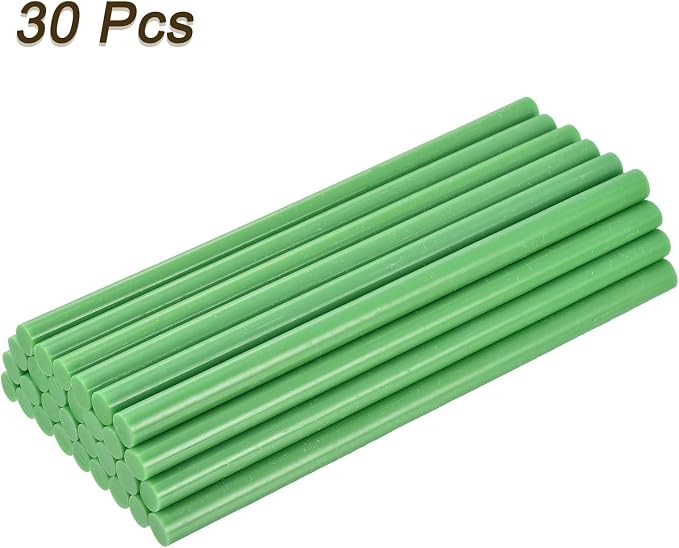 uxcell 30pcs Full Size Hot Glue Gun Sticks 8-inch x 0.43-inch High Sticky Large