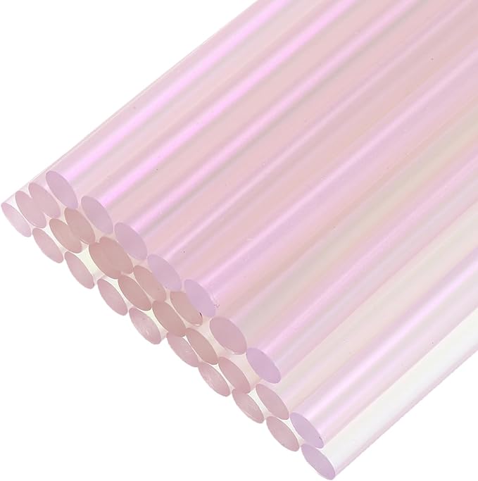 uxcell 30pcs 7mm x 100mm Mini Hot Glue Sticks