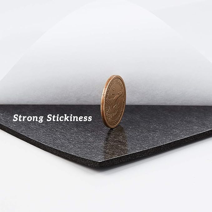 BENECREAT 10PCS 3mm Thick Self-Adhesive Foam Sheet 8.3x11.8" Insulation Foam