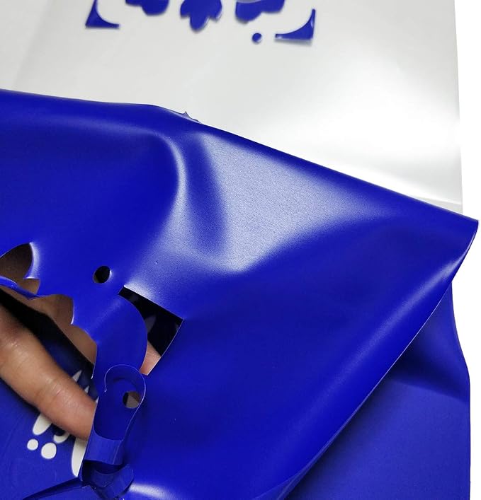 guangyintong Heat Transfer Vinyl Blue HTV Rolls, Glossy Surface Blue HTV Vinyl