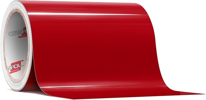ORACAL 651 Gloss Red Permanent Vinyl Tape Roll – Premium Adhesive Film