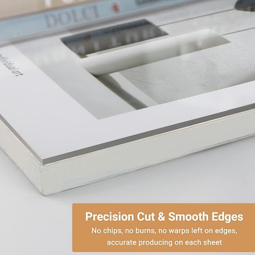 Enoin 4pcs 5 x 7 Acrylic Sheet Cut to Size Plexiglass Sheets 1/16 inch Thick