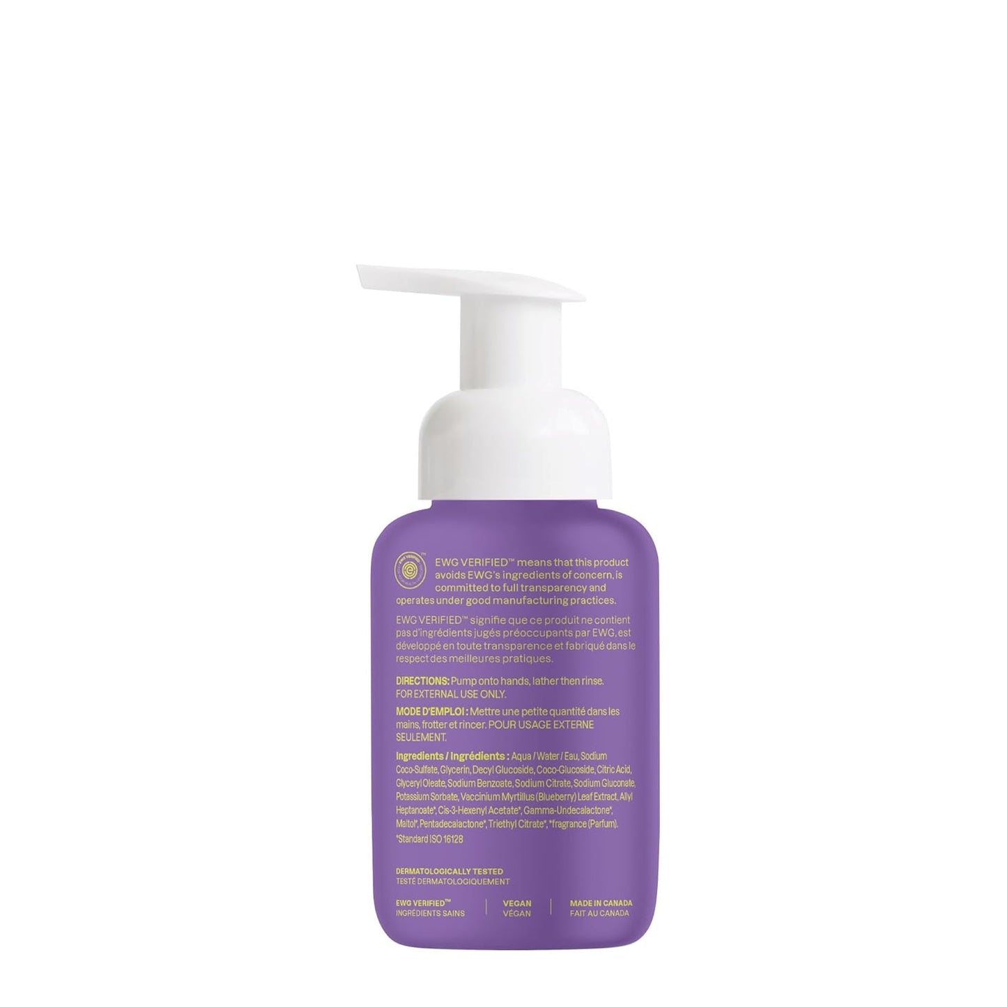 ATTITUDE Foaming Hand Soap for Kids, EWG Verified, Dermatologically Tested, Plant- and Mineral-Based Ingredients, Vegan, Vanilla & Pear, 10 Fl Oz (Pack of 3)