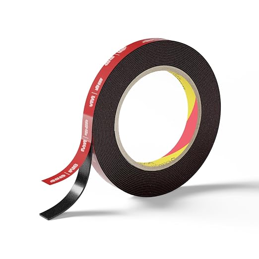 Double Sided Heavy Duty Tape, 16.4 FT × 0.5 in Mounting Adhesive Foam Tape