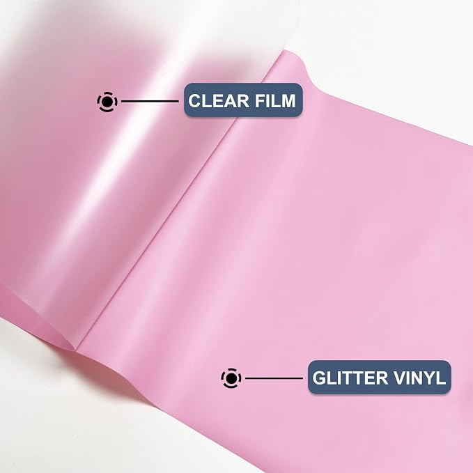Pink Heat Transfer Vinyl HTV Roll 12" x 15ft. | Easy to Cut, Weed & Transfer