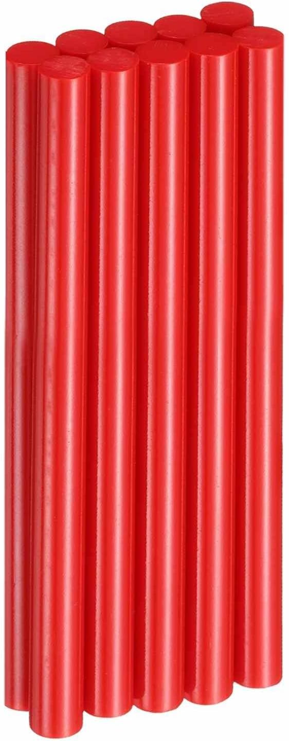 HARFINGTON 10pcs Hot Glue Sticks 0.43" Dia x 5.91" Long EVA Mini Hot Melt