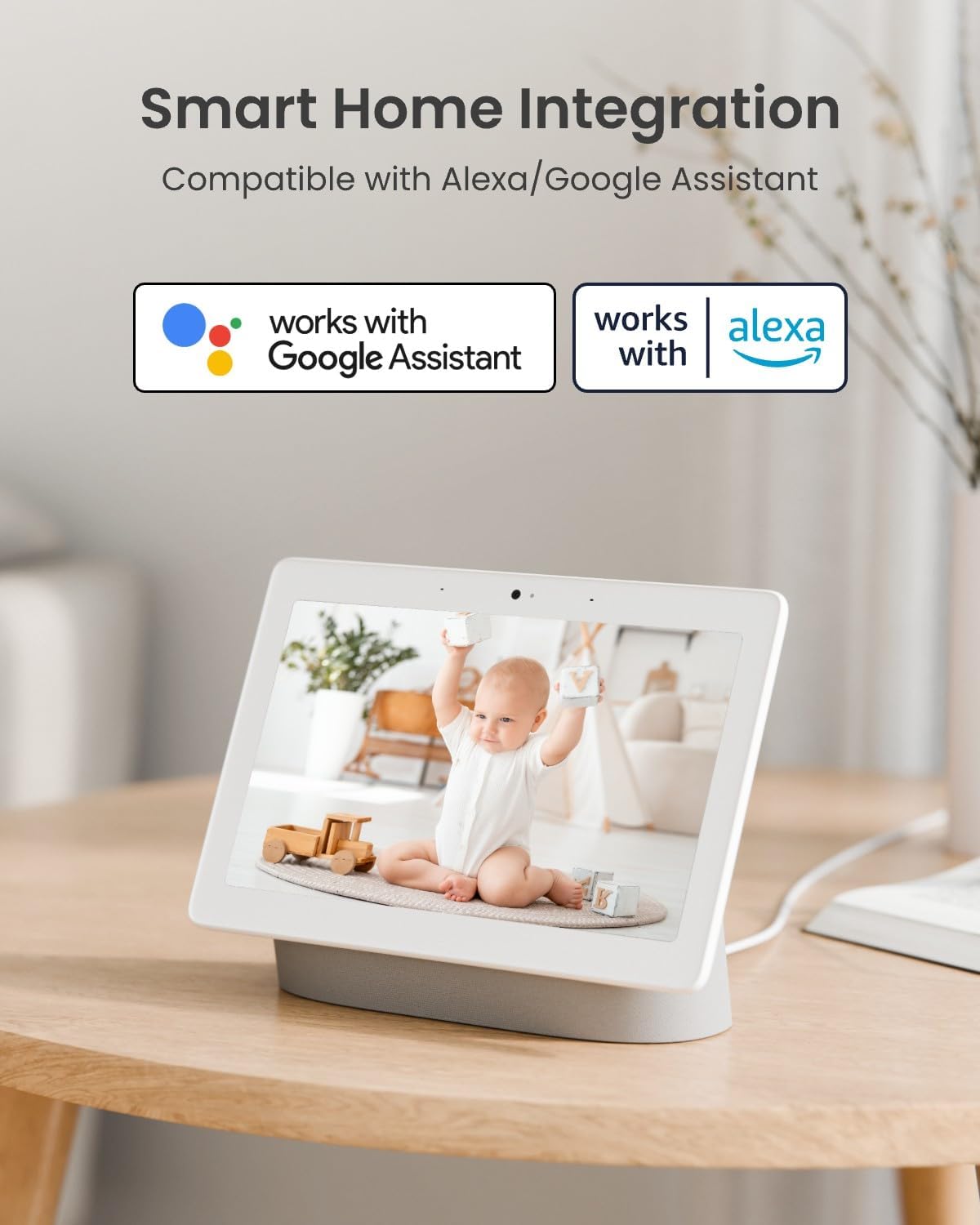 REOLINK E1 Pro(Black) 3K PT Wi-Fi Indoor Camera for Baby & Pet Monitoring, Auto Tracking, 5MP Night Vision Enhanced by F1.6 Aperture, Person/Pet/Baby Crying Detection, 2.4/5GHz Wi-Fi, Two-Way Audio