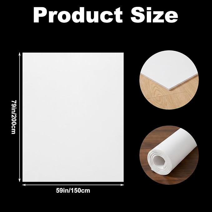2 PCS 59" x 79" High Density Foam Sheets 35D Durable Cushion Craft Foam