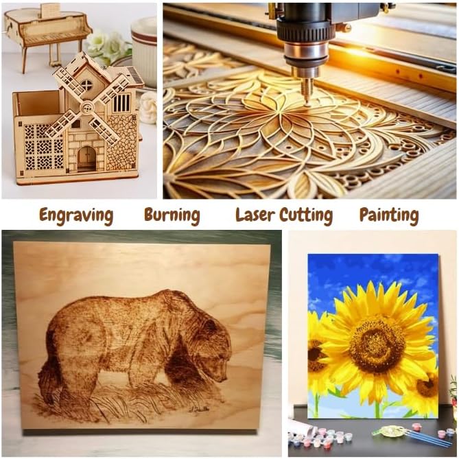 12 Pack Basswood Sheets Plywood Board 24 x 24 x 1/8 Inch- Unfinished Wood Boards