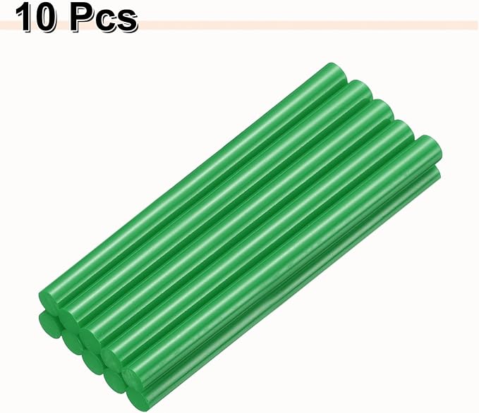 HARFINGTON 10pcs Hot Glue Sticks 0.43" Dia x 5.91" Long EVA Mini Hot Melt