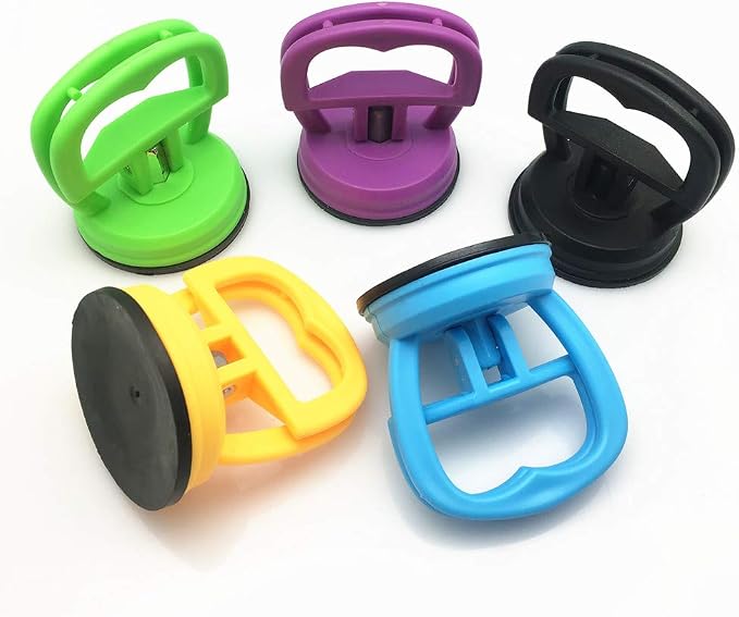2 Pcs Heavy Duty Suction Cups Ruler Handle