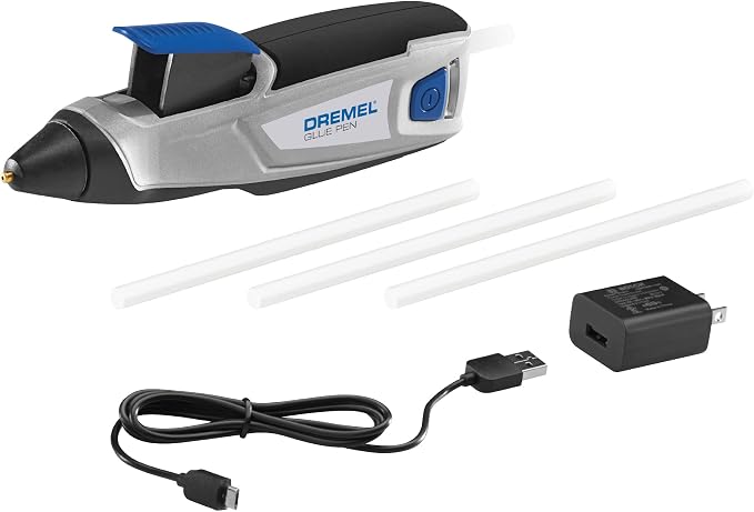 Dremel HSGP-01 4V Cordless USB Rechargeable Hot Glue Pen Glue Gun, Fast