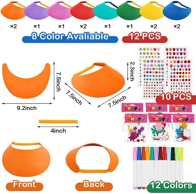 Outus 23 Pcs Assorted Craft Decorations