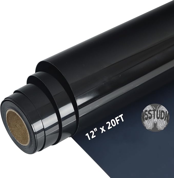 guangyintong Black Puff Heat Transfer Vinyl HTV Rolls